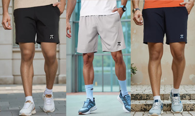 AmbeSilkMill Printed Men Multicolor Sports Shorts