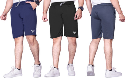 PTELRA Printed Men Multicolor Basic Shorts