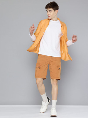 AEROPOSTALE Solid Men Red Cargo Shorts