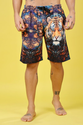 Flirty Soul Printed Men Multicolor Regular Shorts