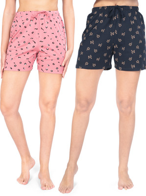 Ariel Printed Women Multicolor Casual Shorts