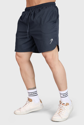 FuaarK Solid Men Grey Gym Shorts