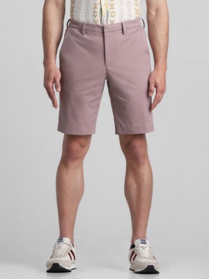 JACK & JONES Solid Men Pink Casual Shorts