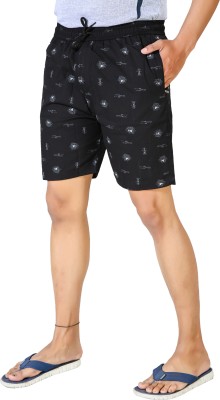 Chillax Printed Men Multicolor Casual Shorts