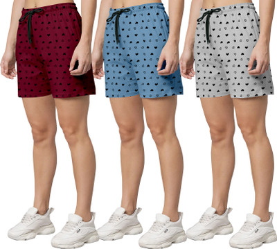VMENTERPRISE Printed Women Multicolor Regular Shorts
