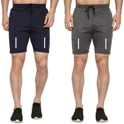 FARSH Solid Men Multicolor Regular Shorts