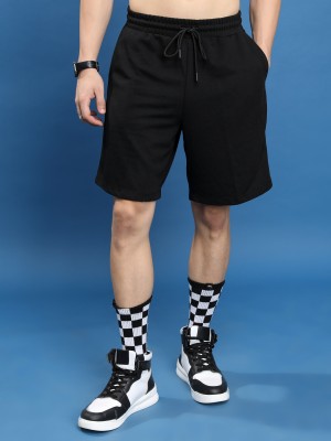 KETCH Solid Men Black Casual Shorts