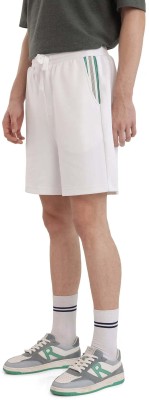 RARE RABBIT Solid Men White Casual Shorts