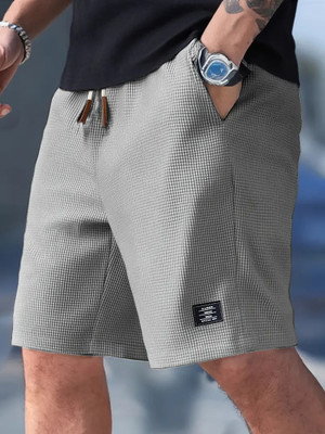 DBAX Solid Men Grey Regular Shorts