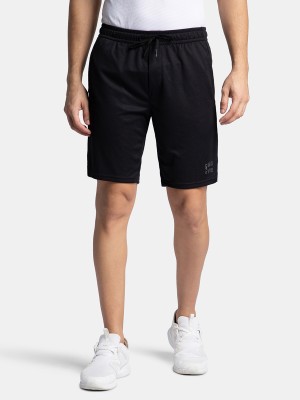 JOCKEY Solid Men Black Sports Shorts