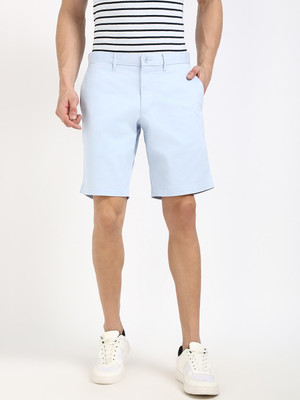 TOMMY HILFIGER Solid Men Blue Regular Shorts
