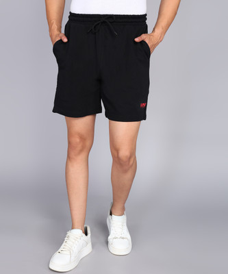 LEVI'S Solid Men Black Casual Shorts