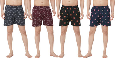 Anlon Printed Men Multicolor Boxer Shorts