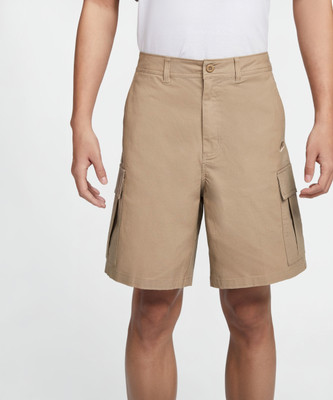 NIKE Solid Men Brown Sports Shorts