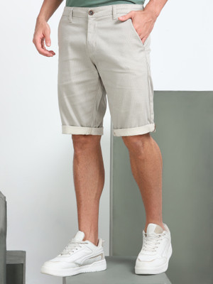 bEEVEE Solid Men Grey Regular Shorts