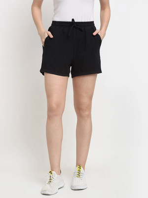 BRINNS Solid Women Blue Regular Shorts