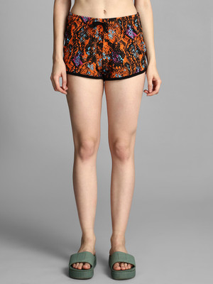 KOTTY Printed Women Multicolor Hotpants