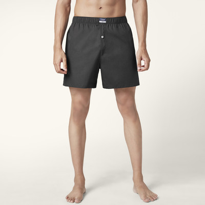 Ajile By Pantaloons Solid Men Dark Blue Boxer Shorts