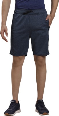 TURTLE Solid Men Dark Blue Casual Shorts