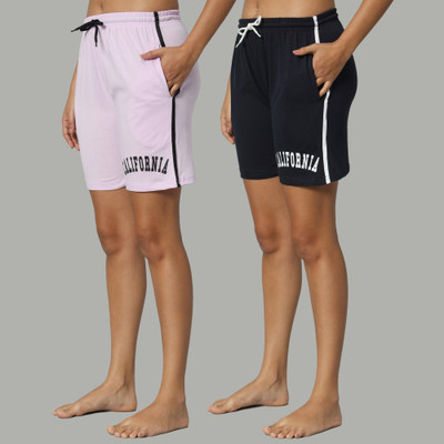 ZEPPI Printed Women Multicolor Casual Shorts