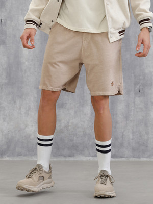 WROGN Printed Men Brown Regular Shorts