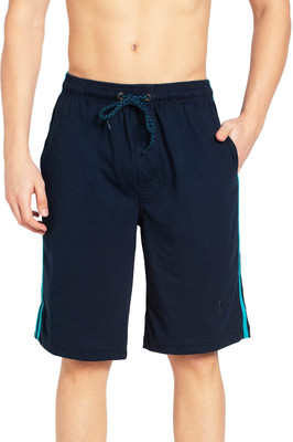 JOCKEY Solid Men Dark Blue Sports Shorts