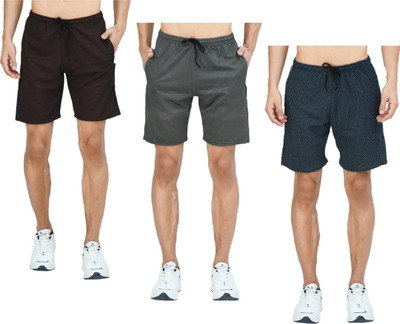 Indestar Printed Men Multicolor Bermuda Shorts