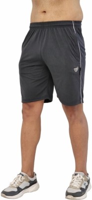 Tf Tex-fro Solid Men Reversible Dark Blue Casual Shorts