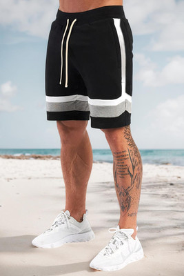 NOBERO Solid Men Black Casual Shorts