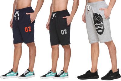 Basis Printed Men Multicolor Regular Shorts