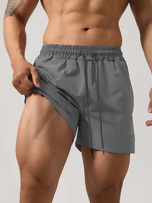 MENDIOR Solid Men Grey Boxer Shorts