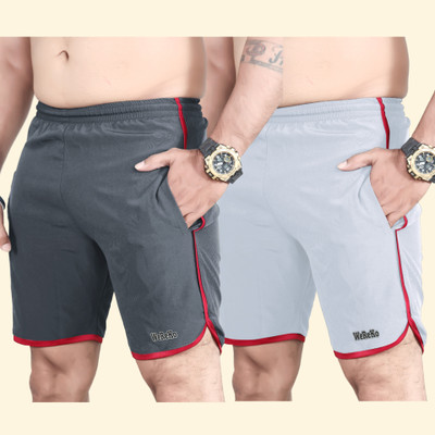 DARSHAN CREATION Solid Men Multicolor Sports Shorts