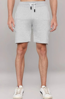 Newapparels Solid Men Grey Regular Shorts, Night Shorts, Running Shorts, Casual Shorts
