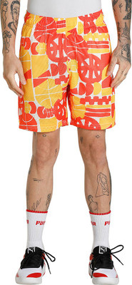 PUMA Printed Men Multicolor Sports Shorts