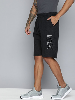 HRX by Hrithik Roshan Printed Men Grey Regular Shorts