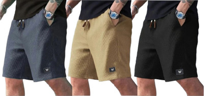 VIRADIYAENTERPRISE Self Design Men & Women Multicolor Regular Shorts