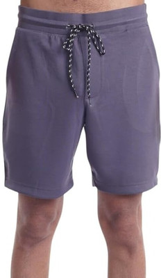 CoolDown Solid Men Grey Sports Shorts