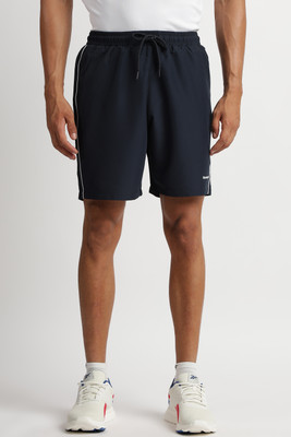 REEBOK Striped Men Blue Sports Shorts