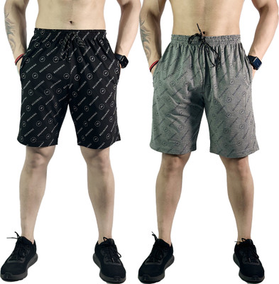 cozy cove Solid Men Multicolor Running Shorts