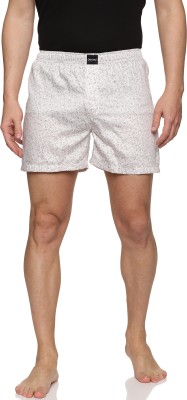 Don Vino Floral Print Men Beige Boxer Shorts