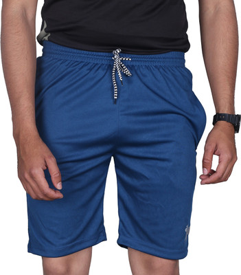VEYNIZ Printed Men Blue Sports Shorts