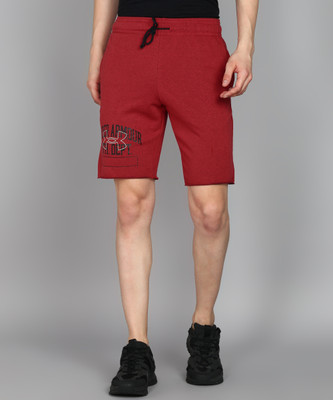 UNDER ARMOUR Printed Men Red Sports Shorts