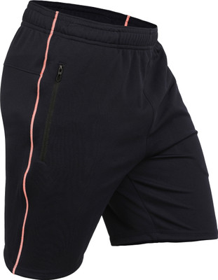 never lose Solid Men Black Sports Shorts, Gym Shorts, Running Shorts, Compression Shorts