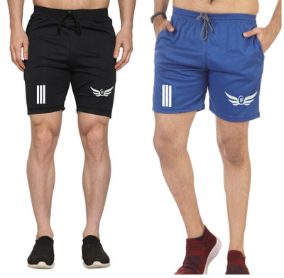 ASR Solid Men Multicolor Regular Shorts