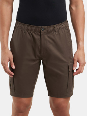 JOCKEY Solid Men Black Cargo Shorts