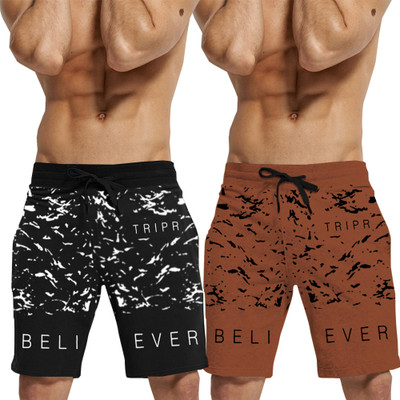 TRIPR Printed Men Multicolor Regular Shorts