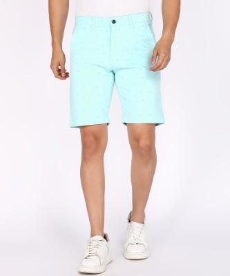 PETER ENGLAND Printed Men Blue Chino Shorts