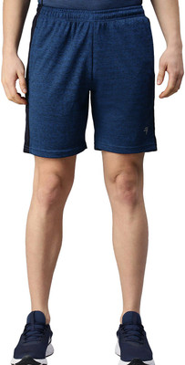 GENX INSSTADRY Color Block Men Blue Sports Shorts