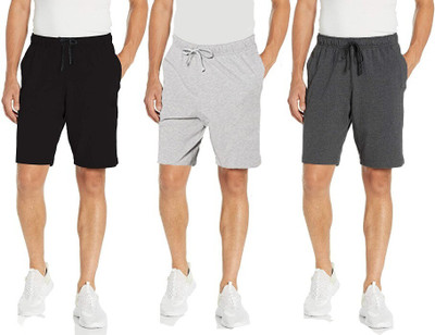Kartblack Solid Men Multicolor Basic Shorts