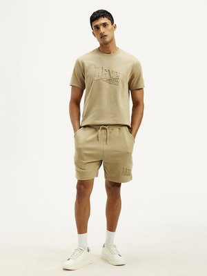 LEVI'S Solid Men Beige Basic Shorts